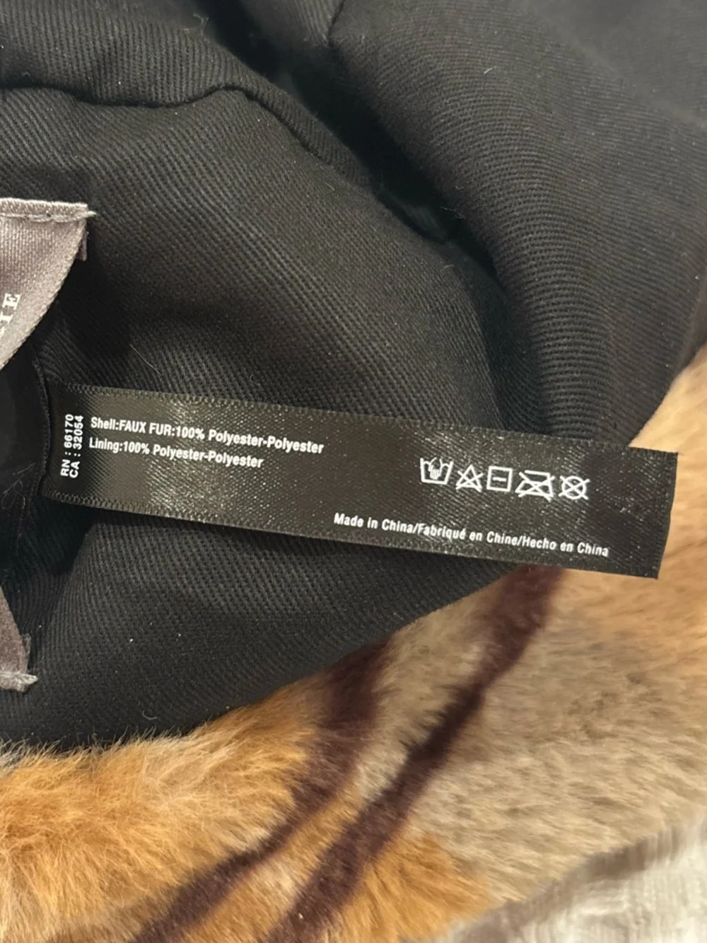 Anthropologie Plaid Faux-Fur Bucket Hat - Picture 6 of 6